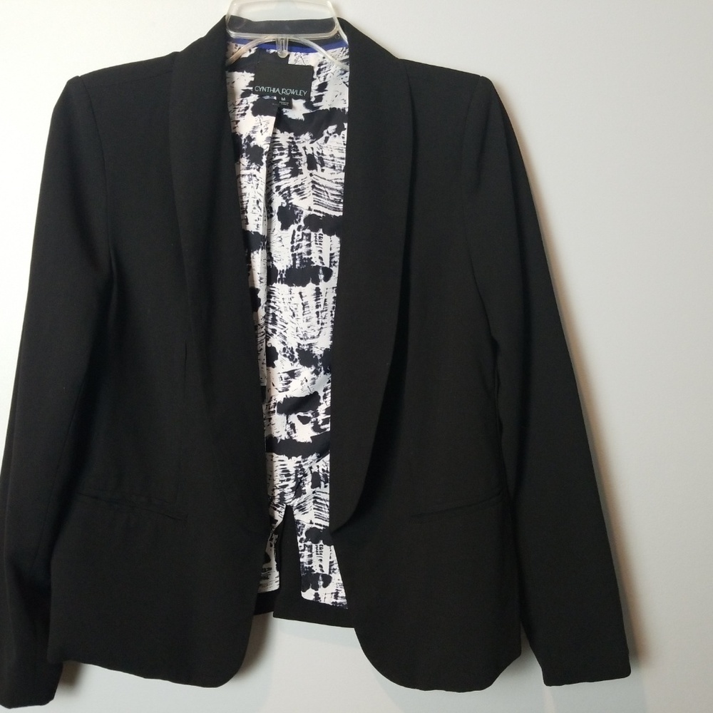 Cynthia Rowley Black Blazer